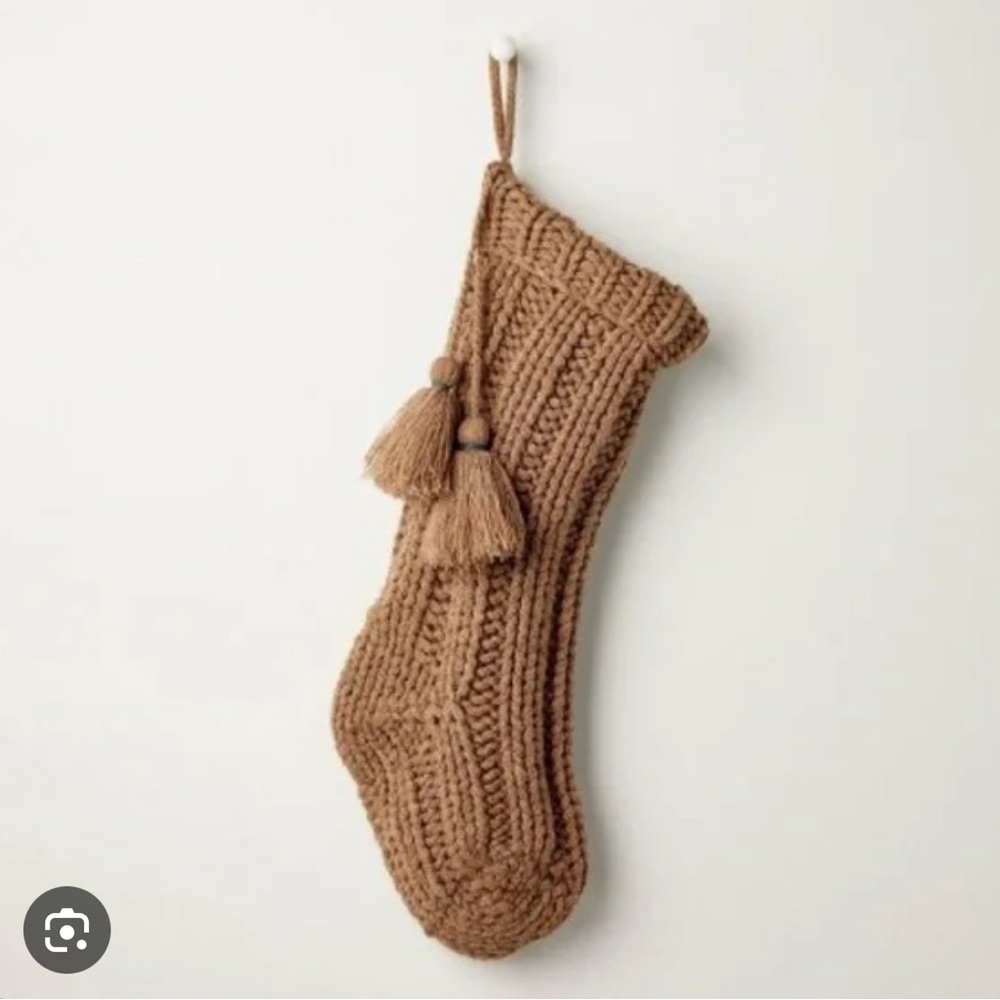 ISO Hearth and Hand brown knit stocking